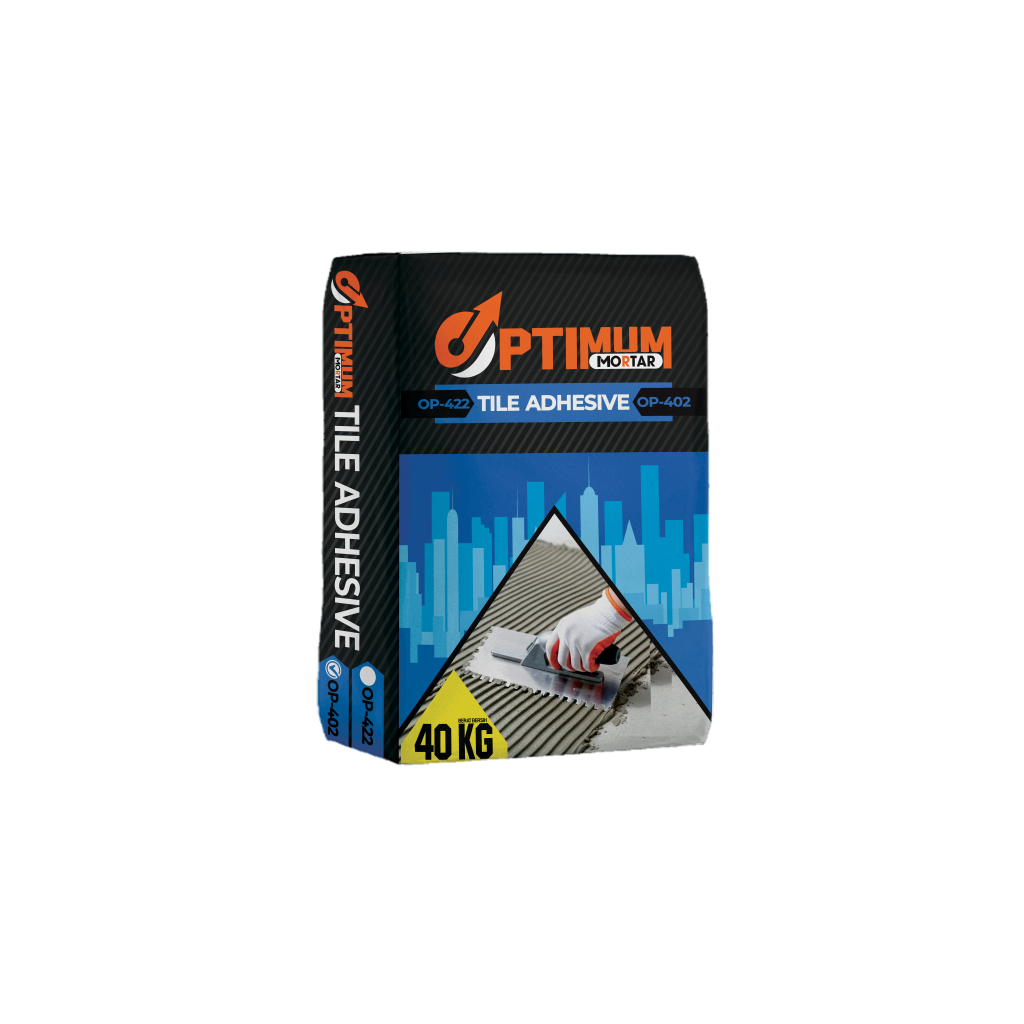 MOCKUP optimum mortar OP 402 perekat keramik tile adhesive